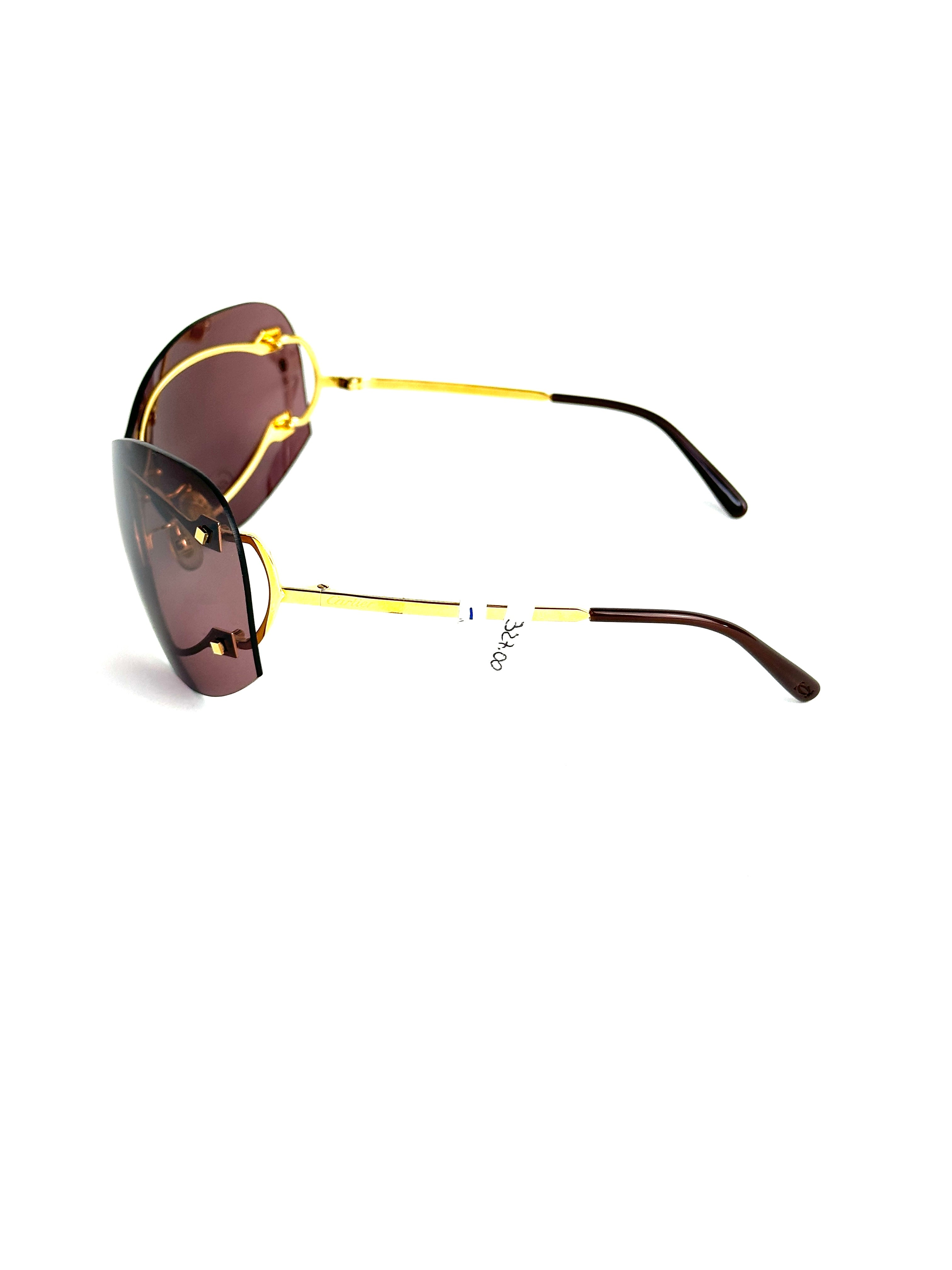 Occhiali da sole CARTIER VINTAGE RIMLESS
