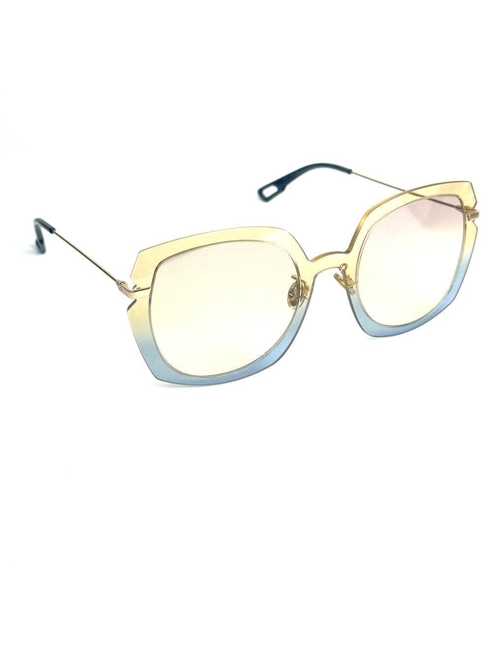 DIOR DIORATTITUDE1 3LG/VC BROWN BLUE sunglasses