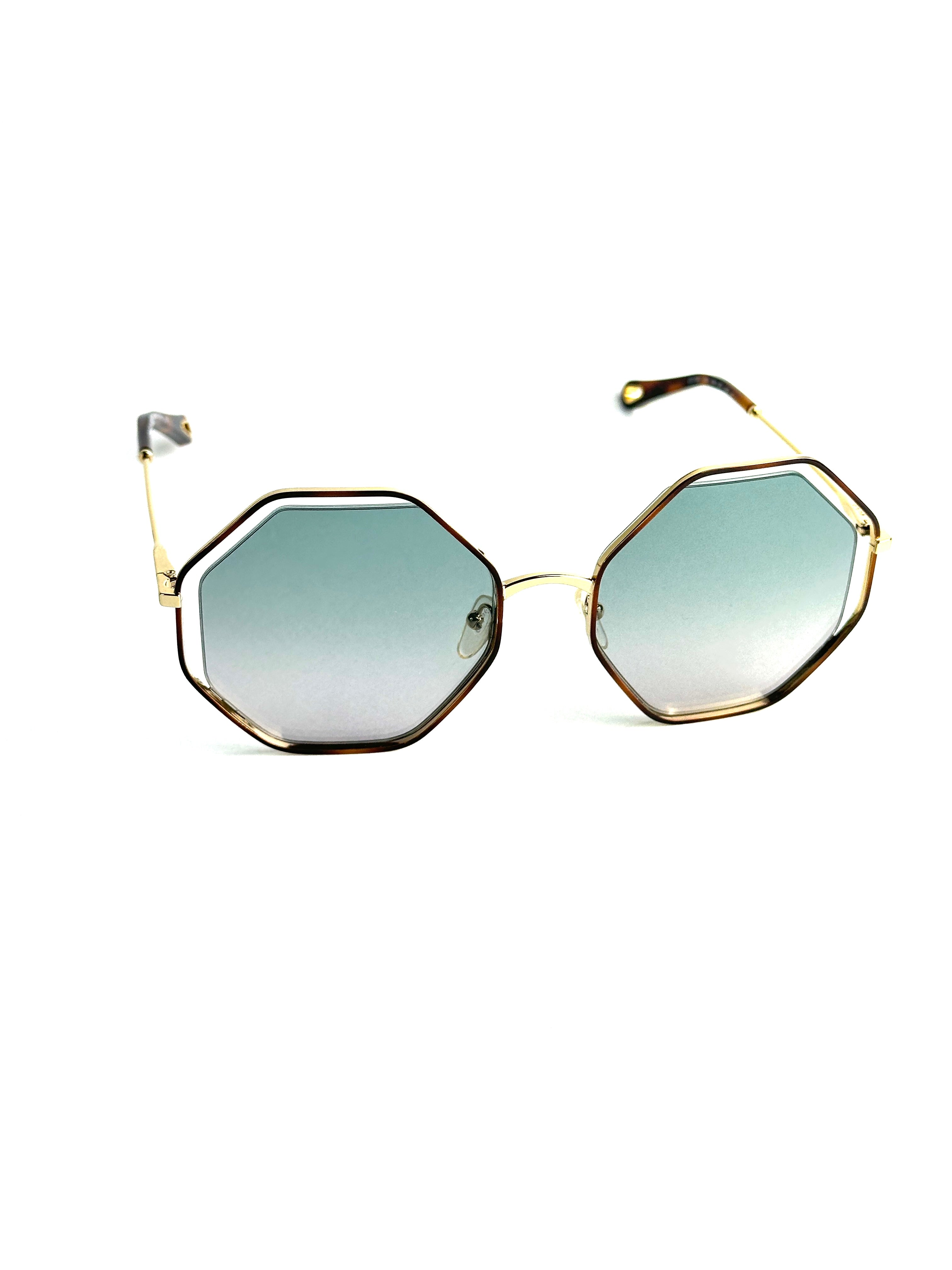 Occhiali da sole CHLOÉ CE132S 34832 240 HAVANA/GREEN ROS