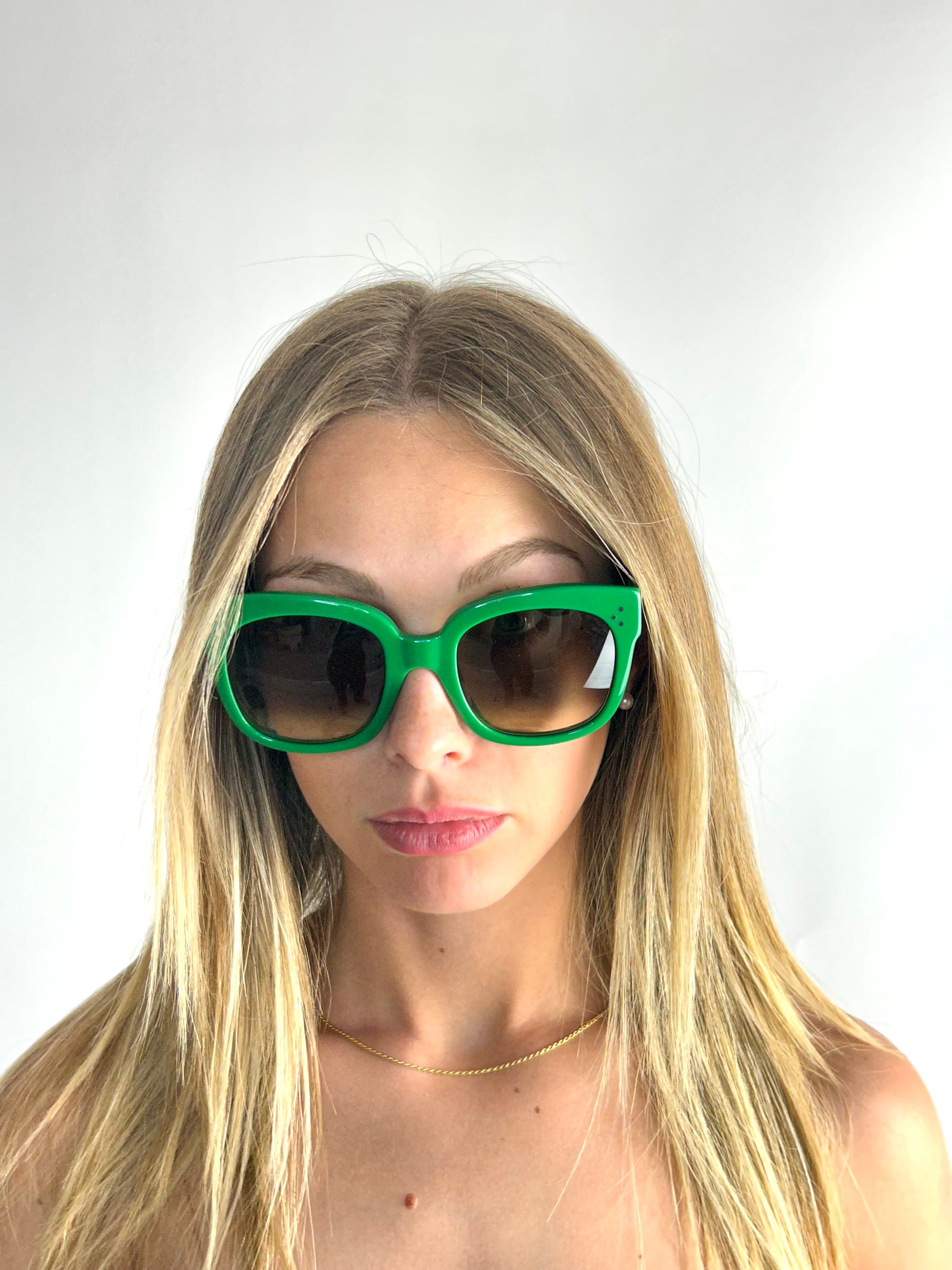 occhiali da sole CELINE CL41805/S VERDE SOLID