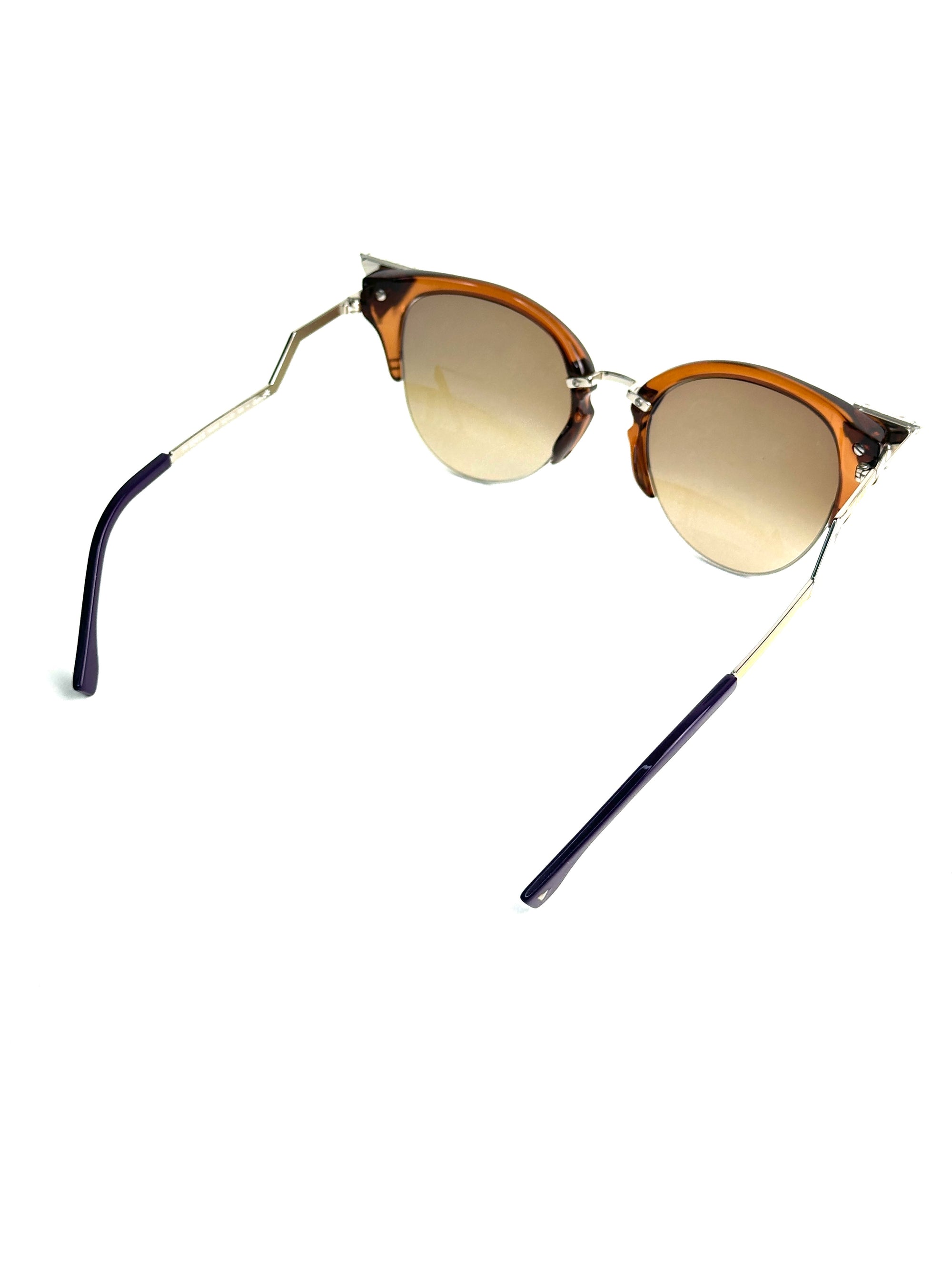 occhiali da sole FENDI FF0041/S MARRONE GIALLO