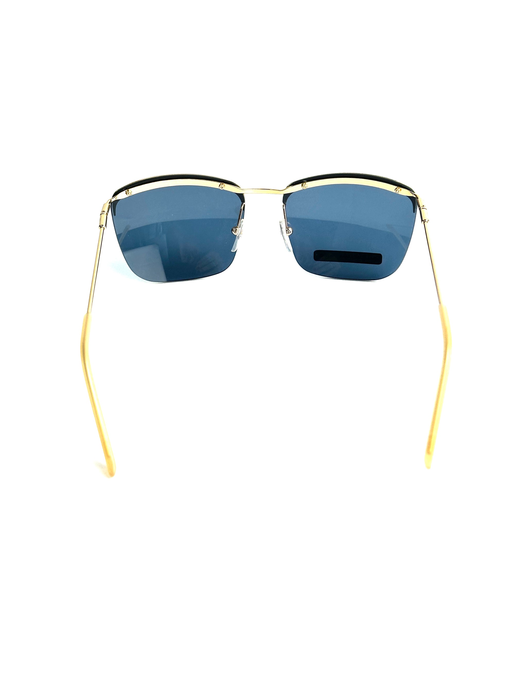 occhiali da sole BALENCIAGA BAL 0129/S 01X/8F BLU-ORO