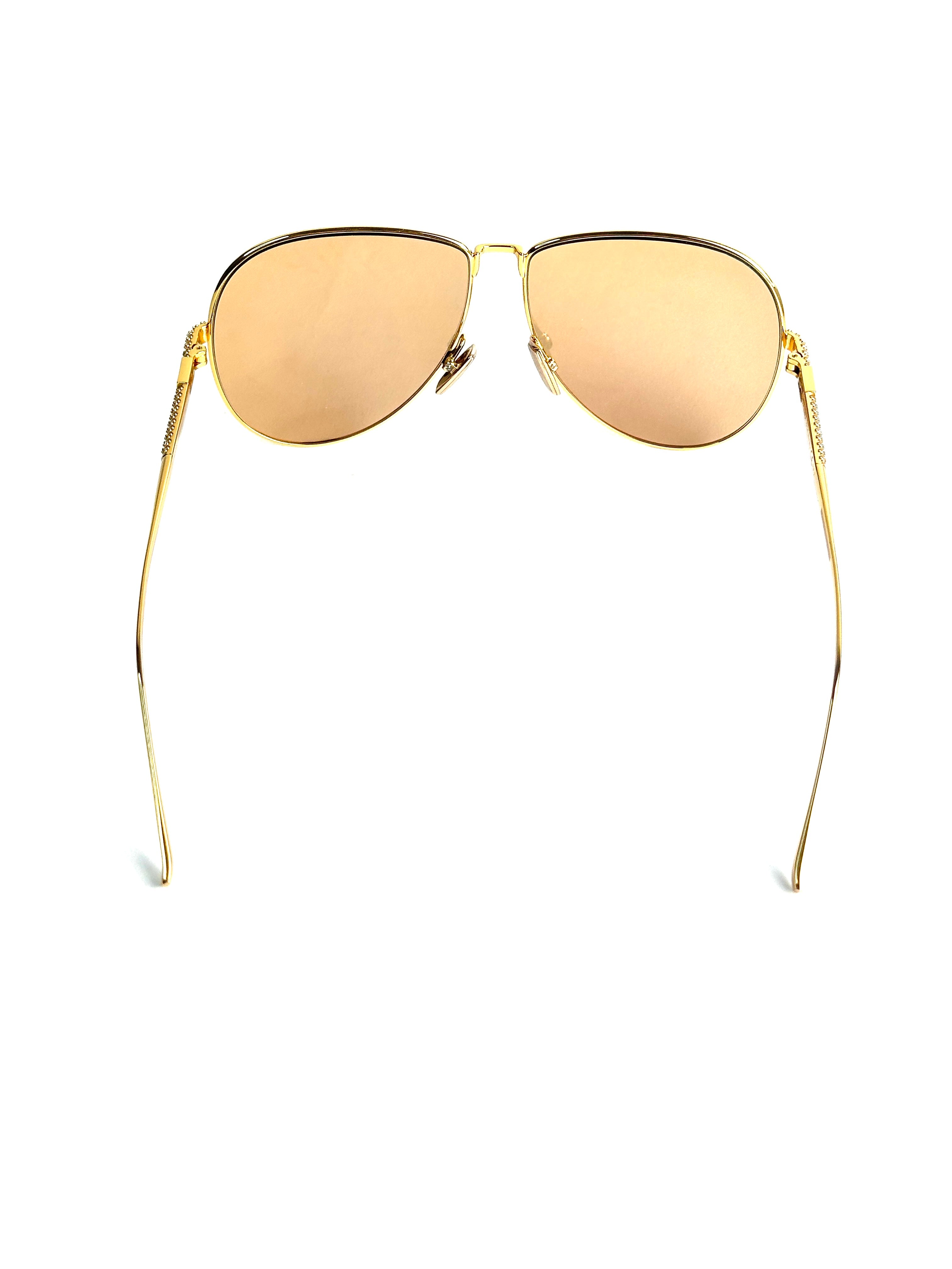Occhiali da sole FENDI FF0437/S ORO GIALLO