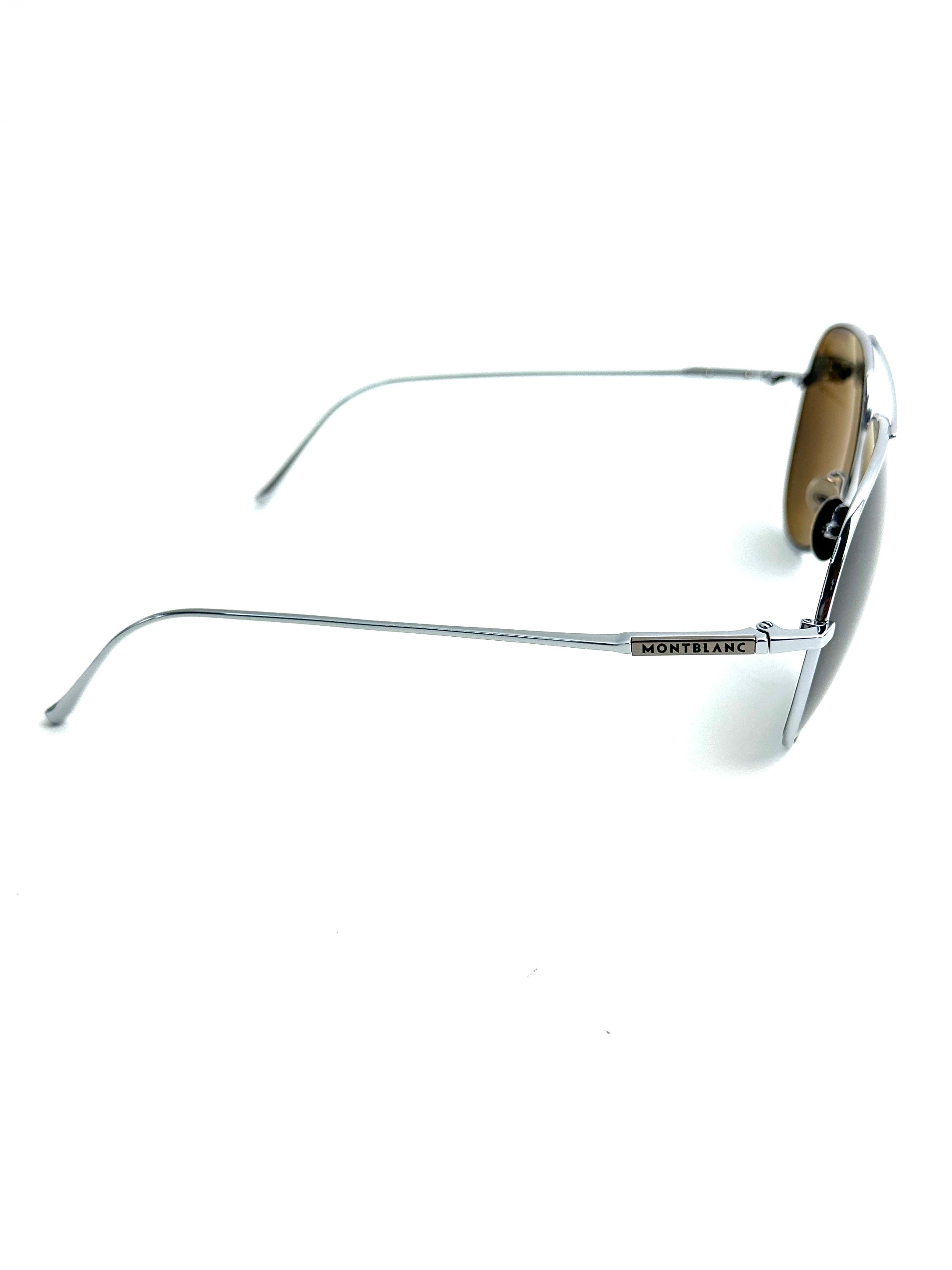 Occhiali da sole MONTBLANC MB657S TITANIUM VINTAGE