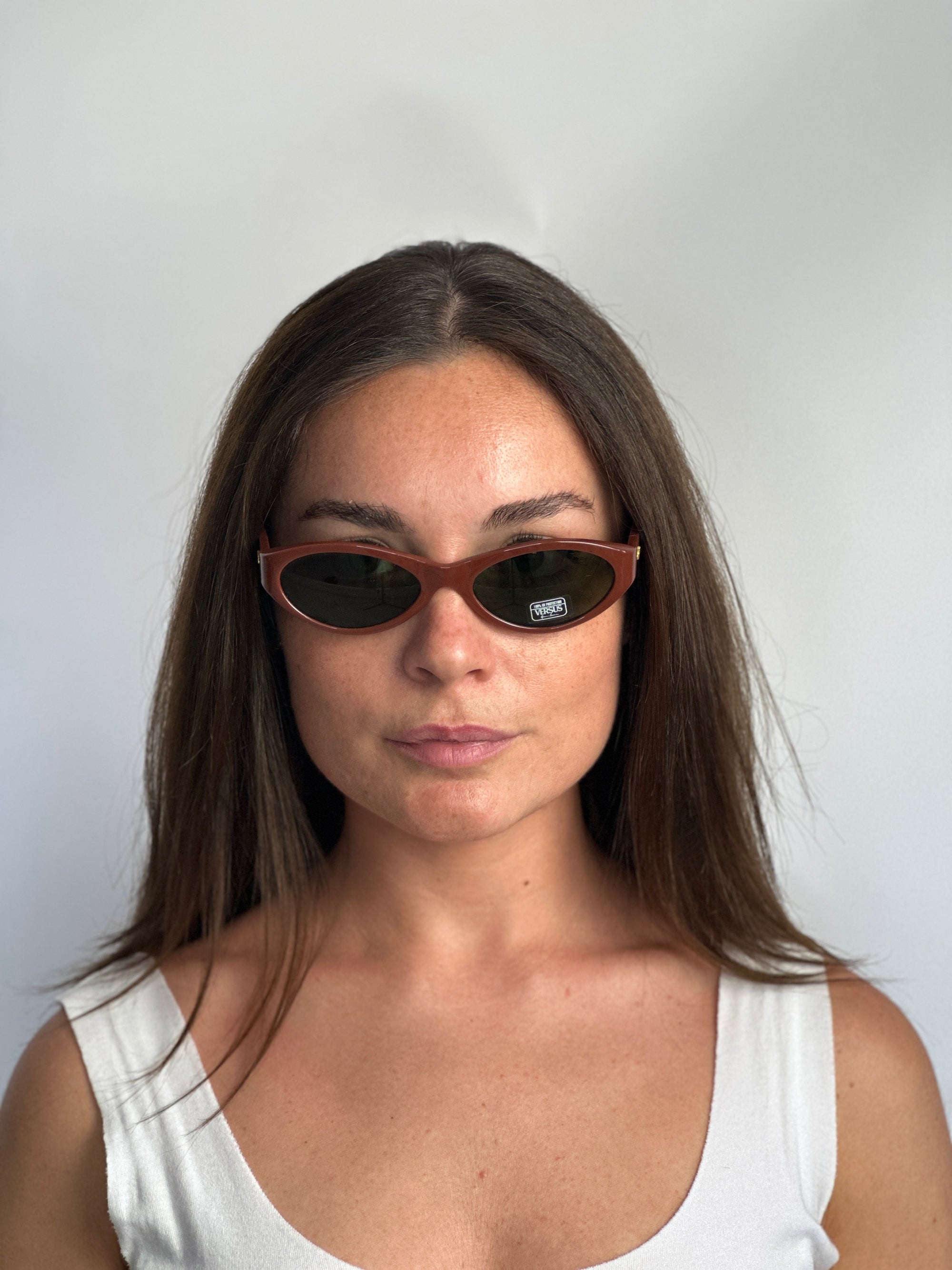 VERSACE VERSUS MOD. E70 brown VINTAGE