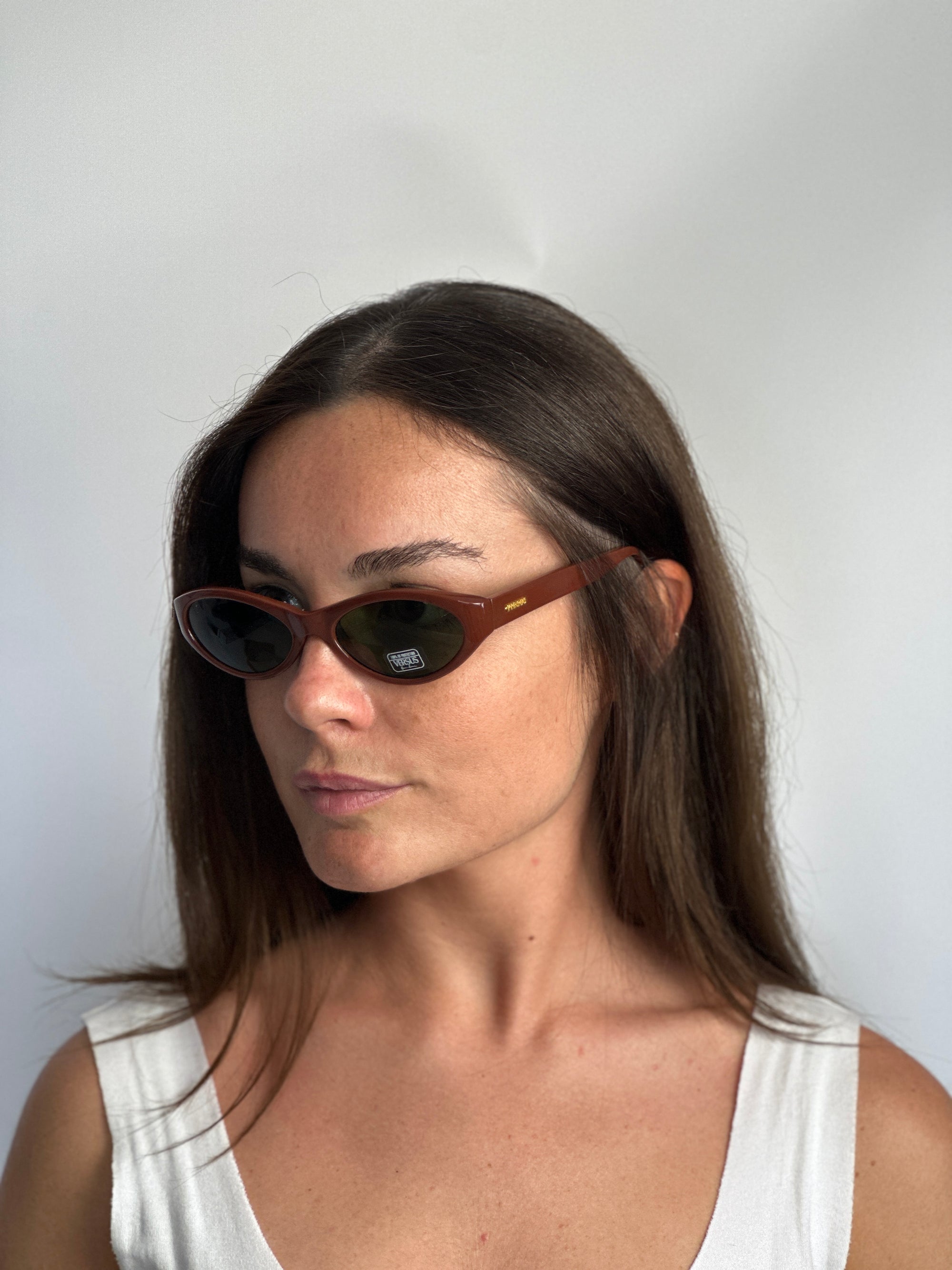 VERSACE VERSUS MOD. E70 brown VINTAGE