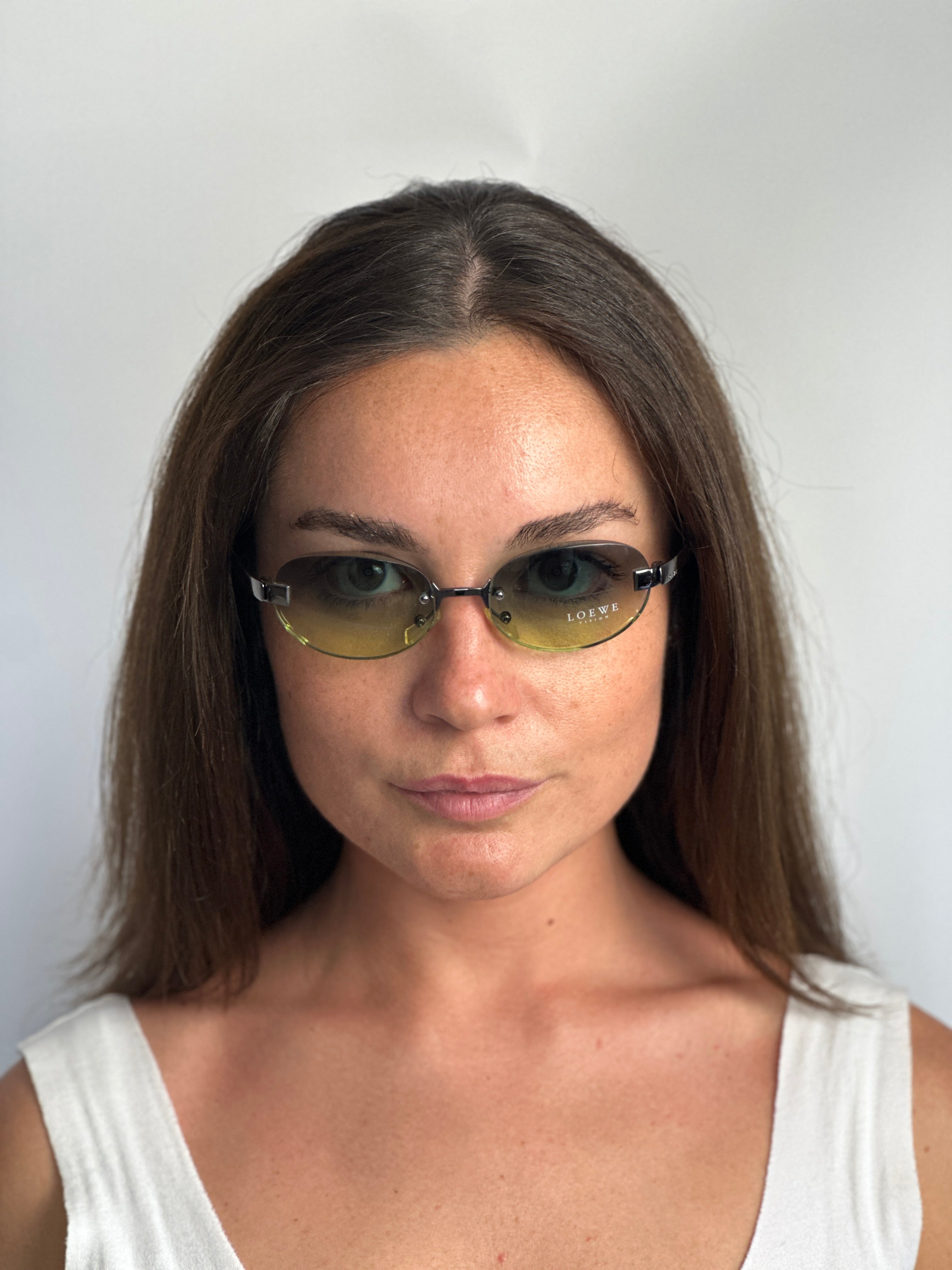 Occhiali da sole LOEWE MOD. SLW004 verde VINTAGE