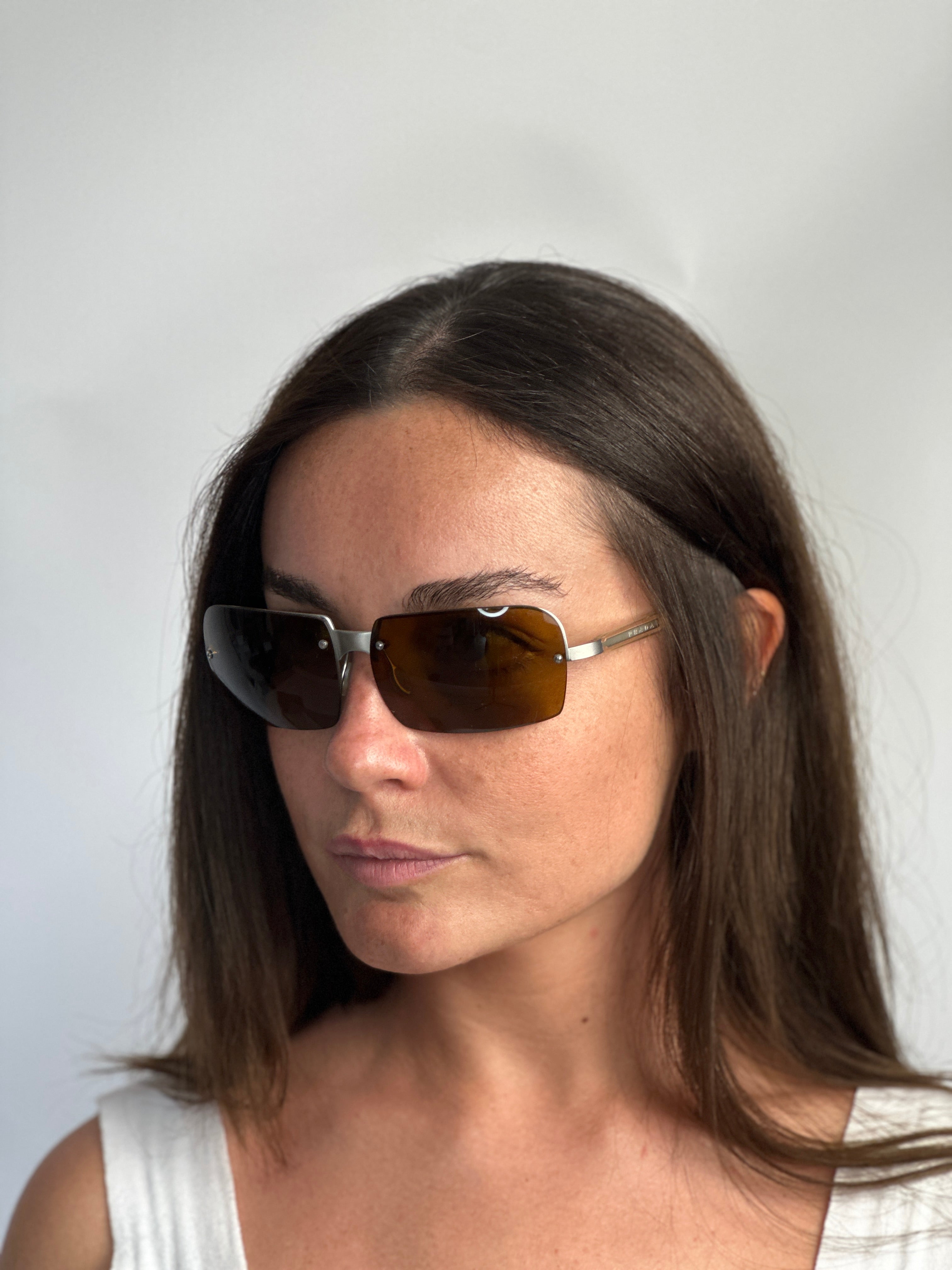 Occhiali da sole PRADA SPR74A GIALLO VINTAGE