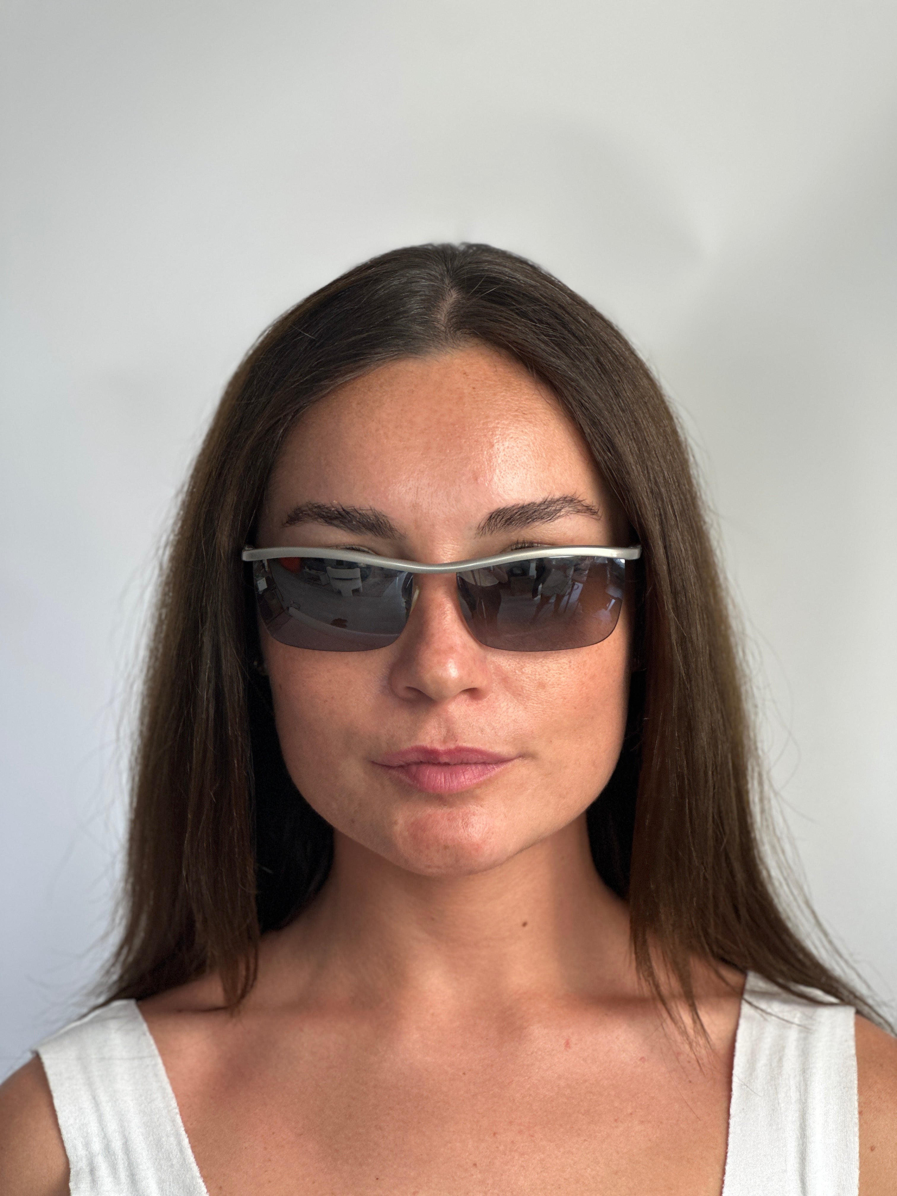 Occhiali da sole PRADA SPR57C VINTAGE GRIGIO