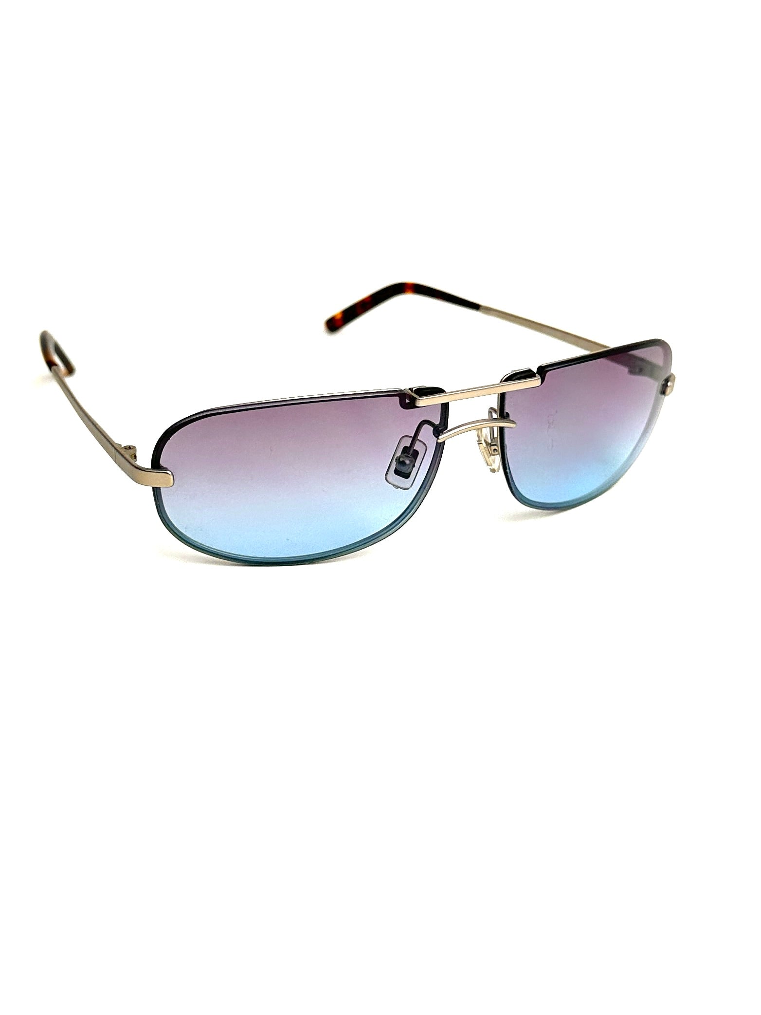 MIU MIU SMU52B lente sfumata azzurra