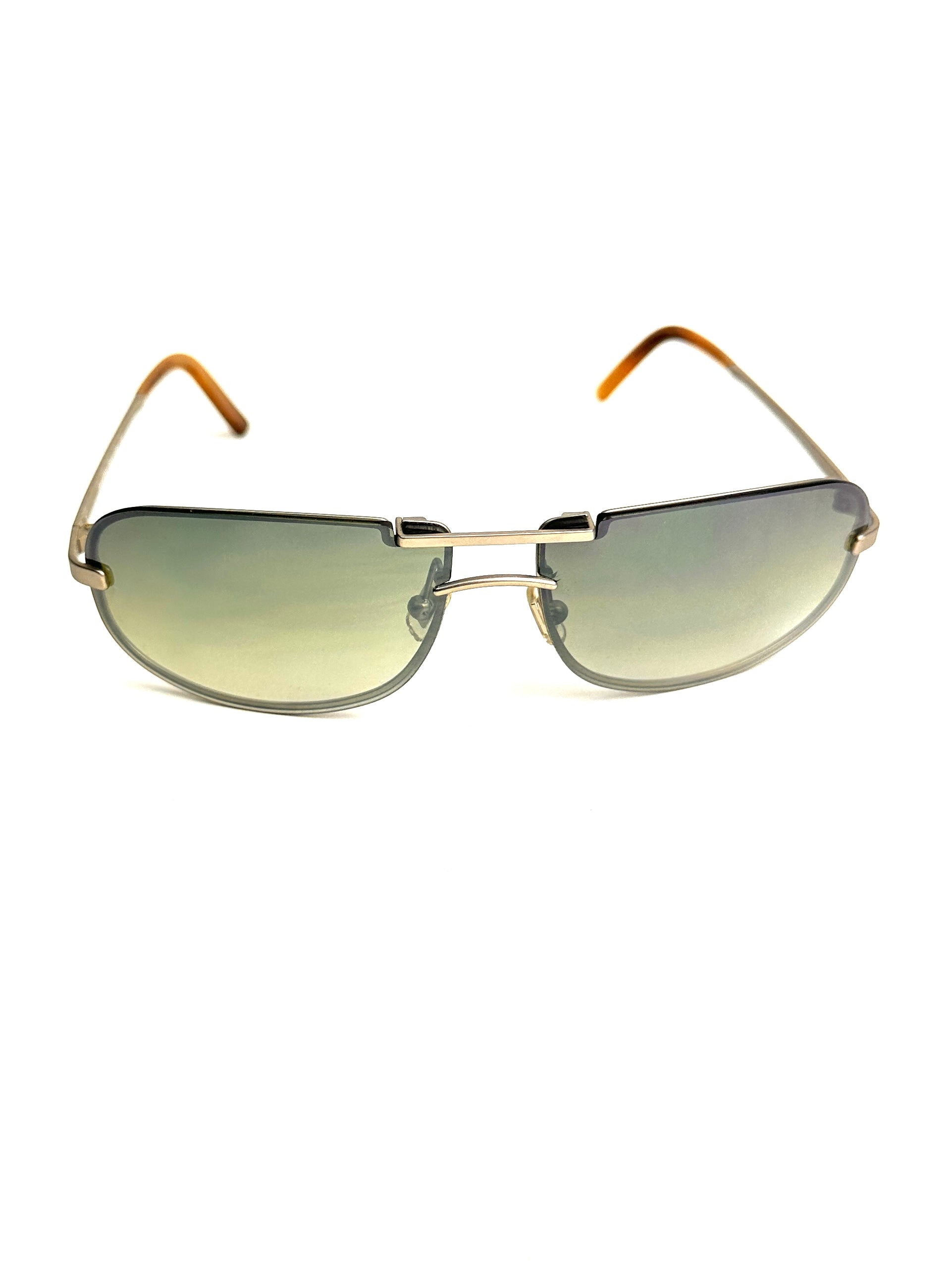 MIU MIU SMU52B lente sfumata verde