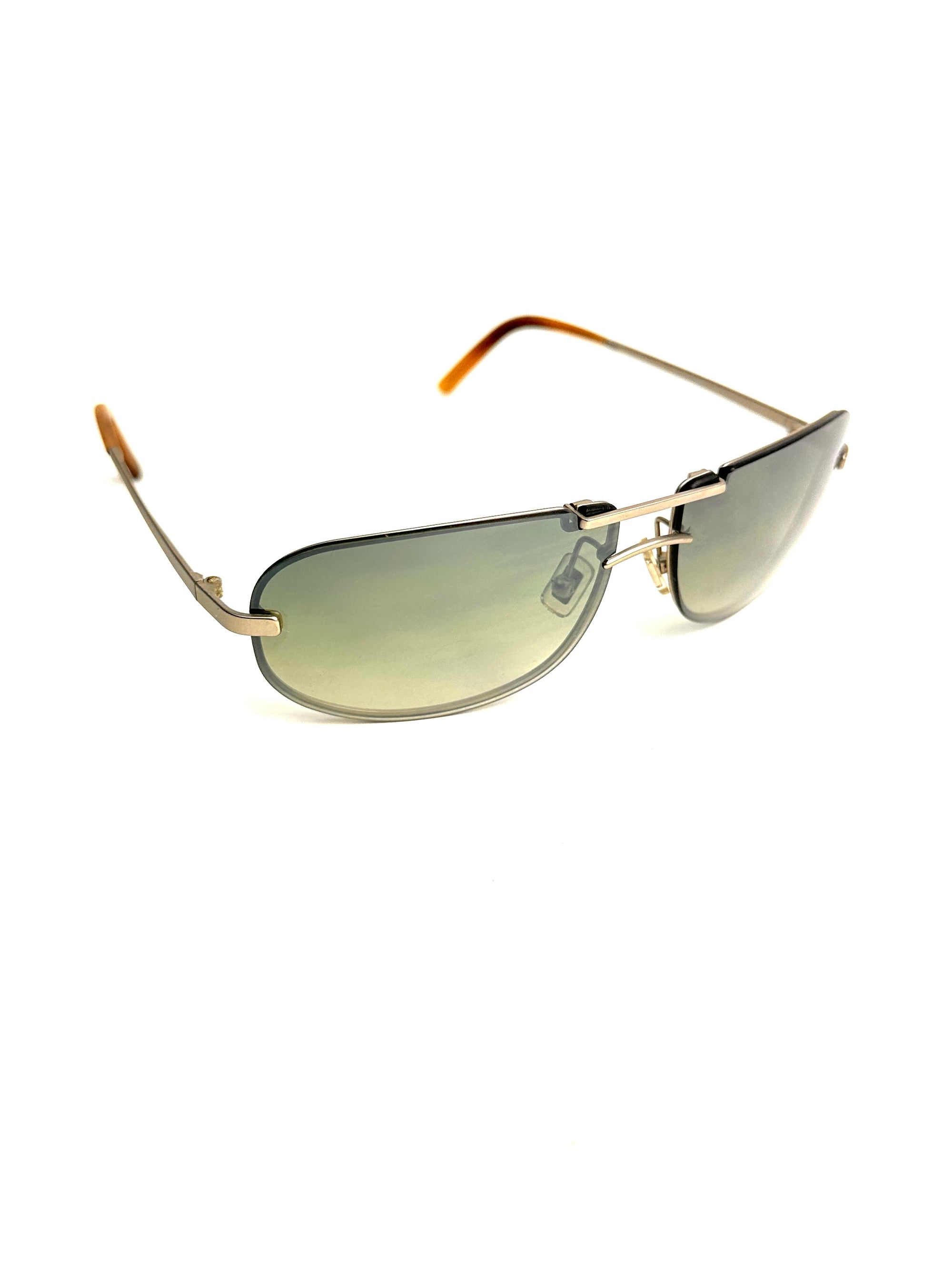 MIU MIU SMU52B lente sfumata verde