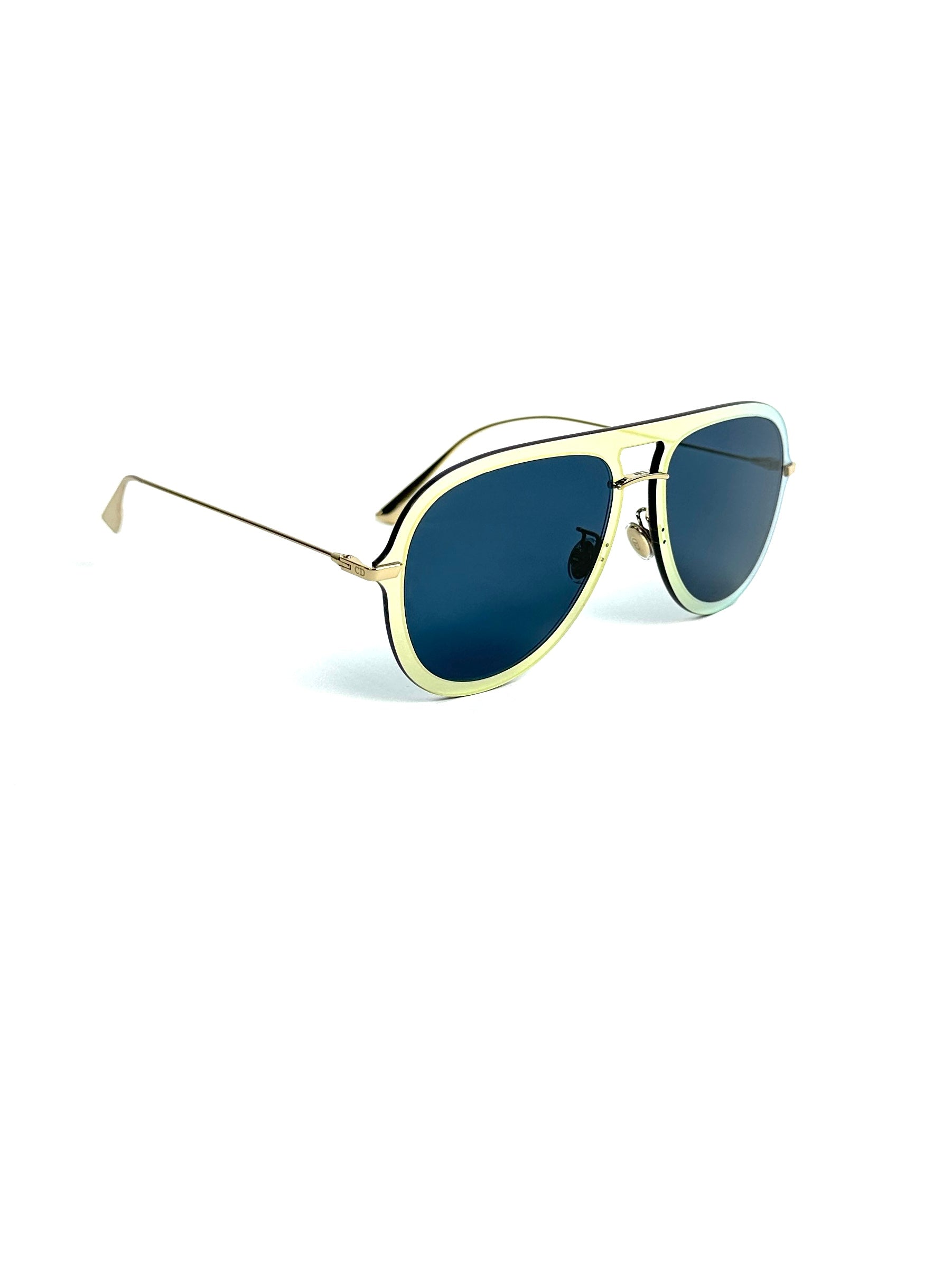 occhiali da sole DIOR DIORULTIME1 LKS A9 GOLD BLUE