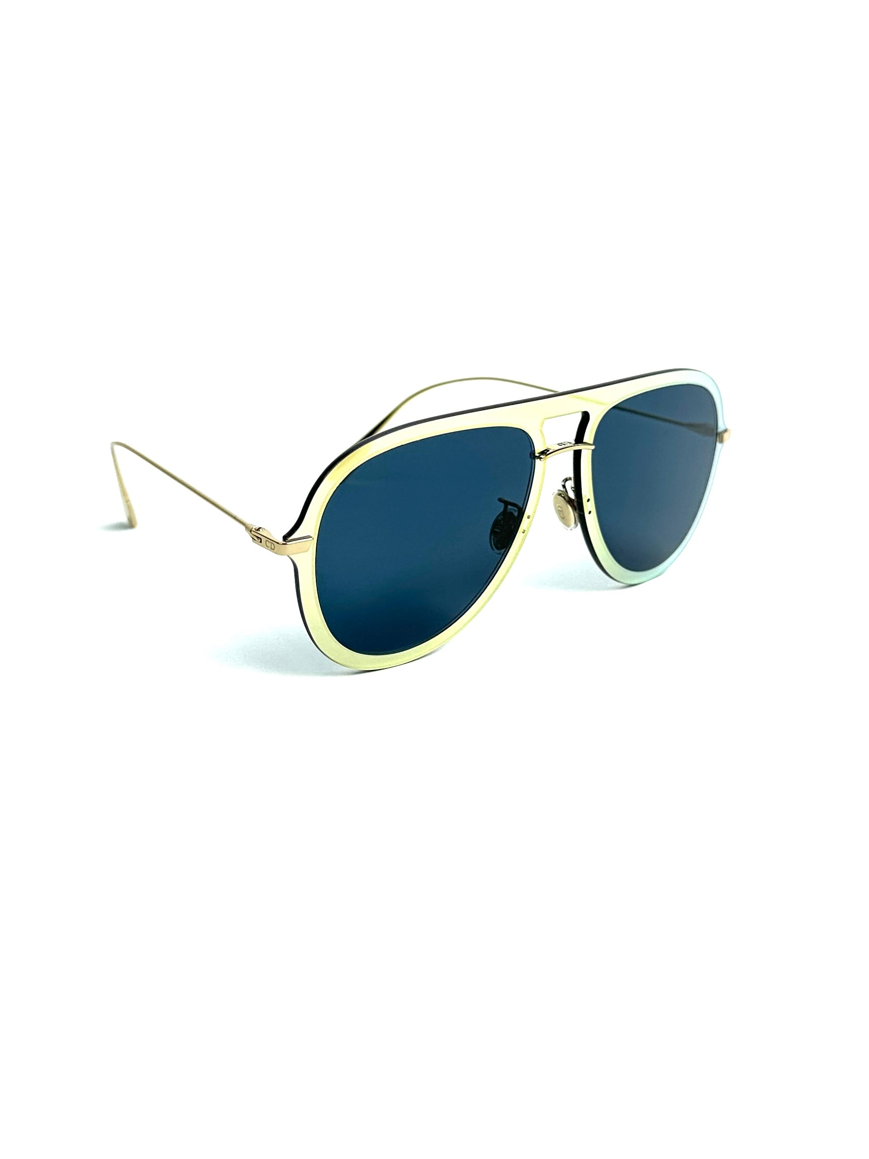 occhiali da sole DIOR DIORULTIME1 LKS A9 GOLD BLUE