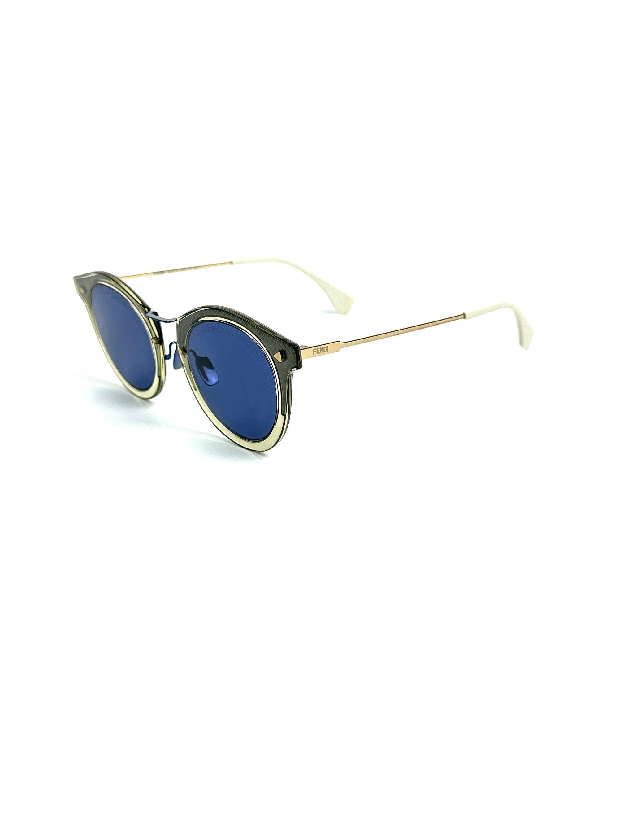 FENDI HOMME FF M0044/G/S 09V KU GRIS BLEU