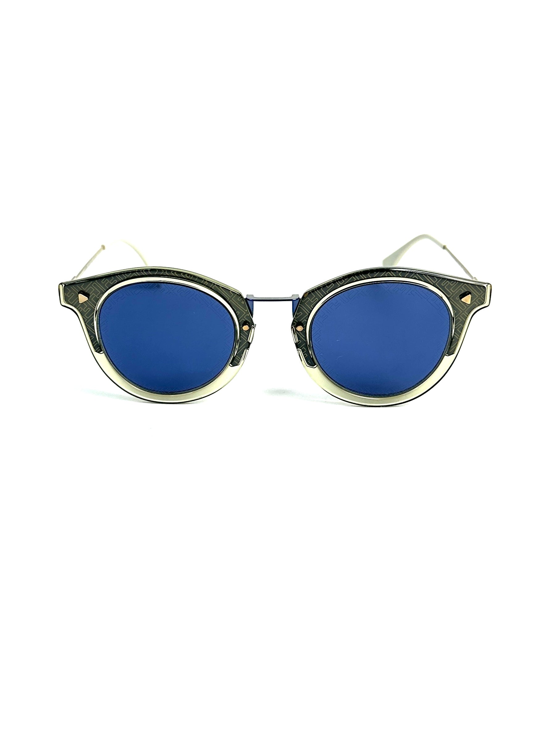FENDI HOMME FF M0044/G/S 09V KU GRIS BLEU
