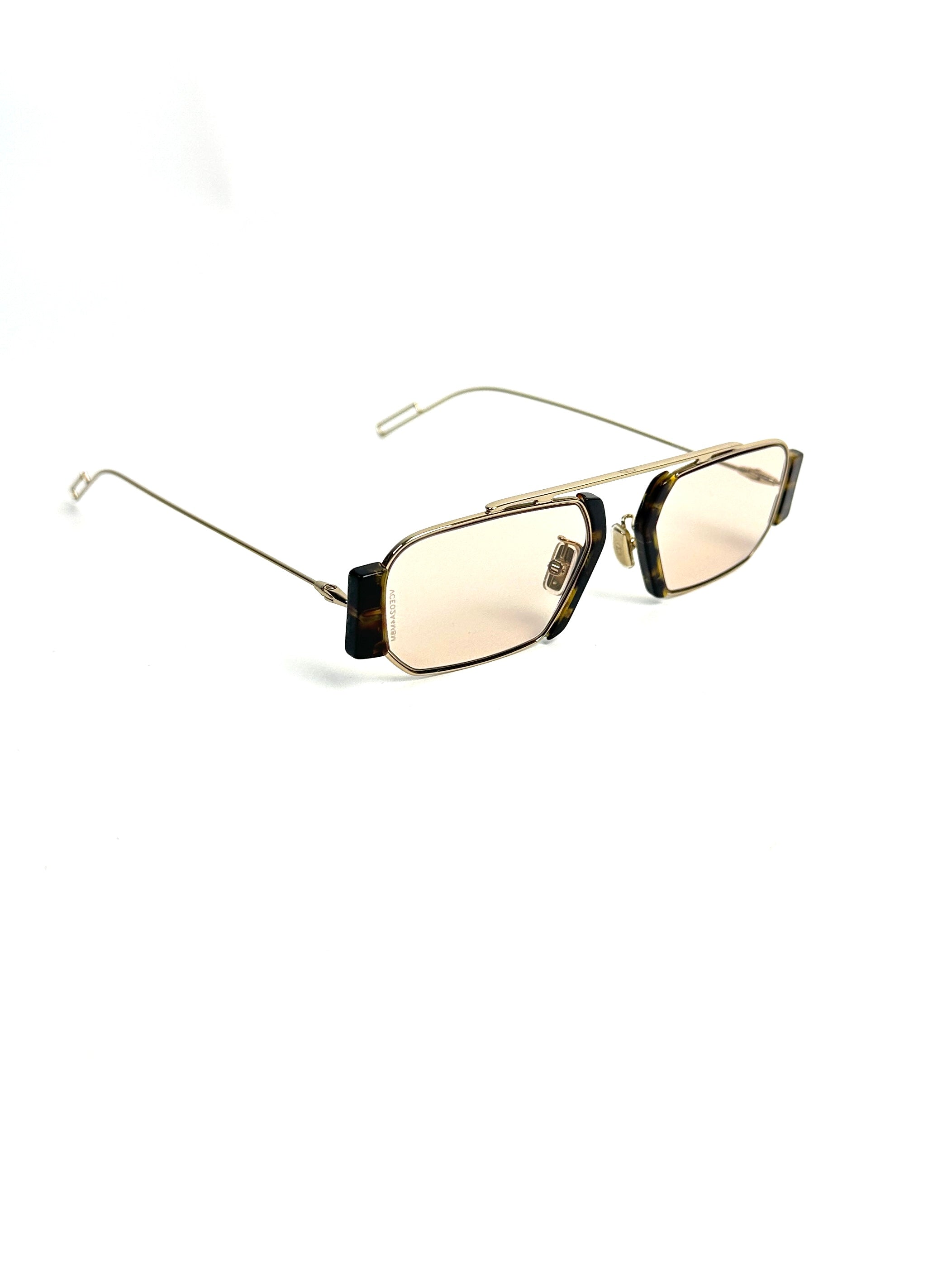 DIOR UOMO DIORCHROMA2 06J VC GOLD HAVANA