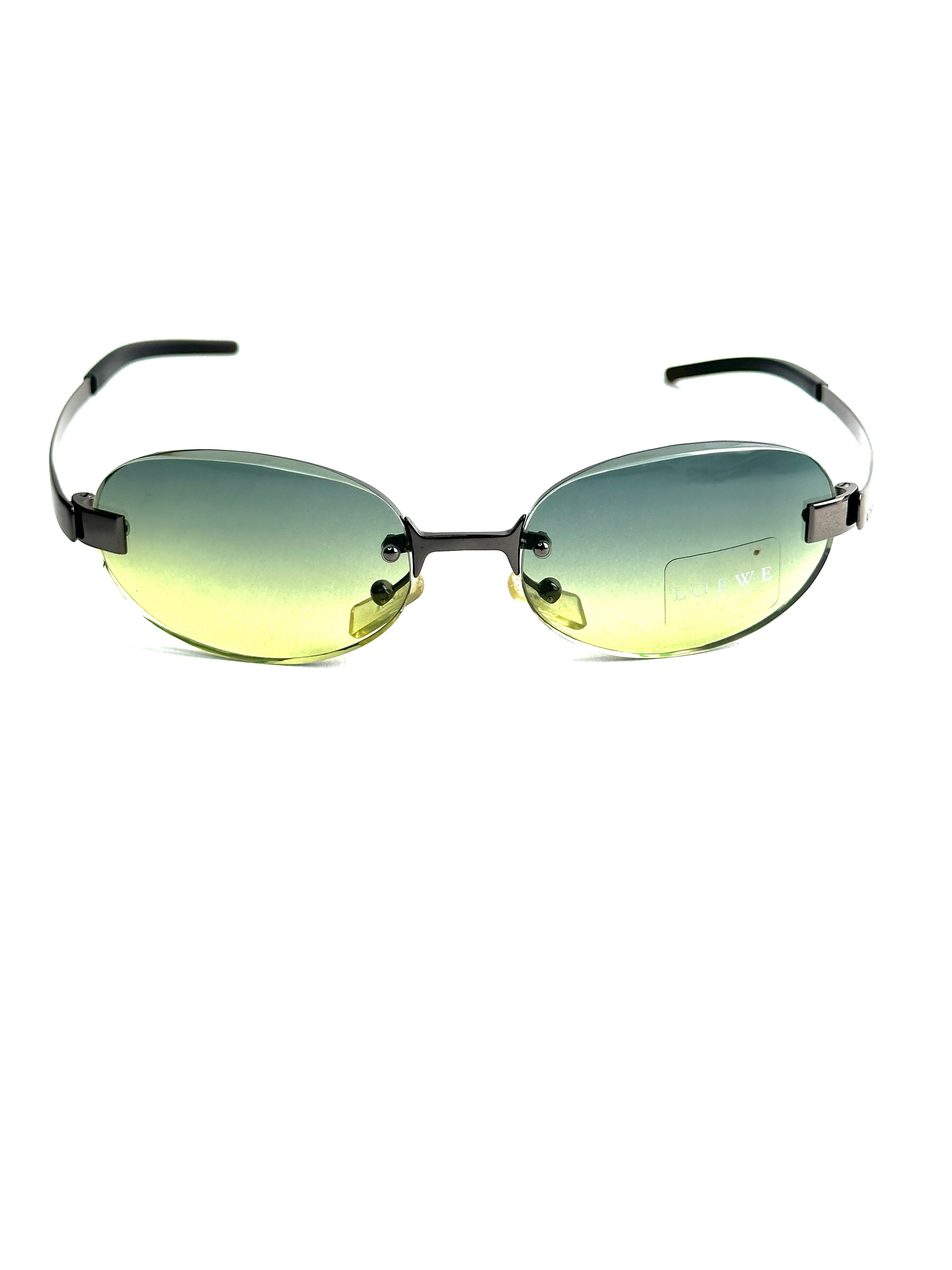Occhiali da sole LOEWE MOD. SLW004 verde VINTAGE