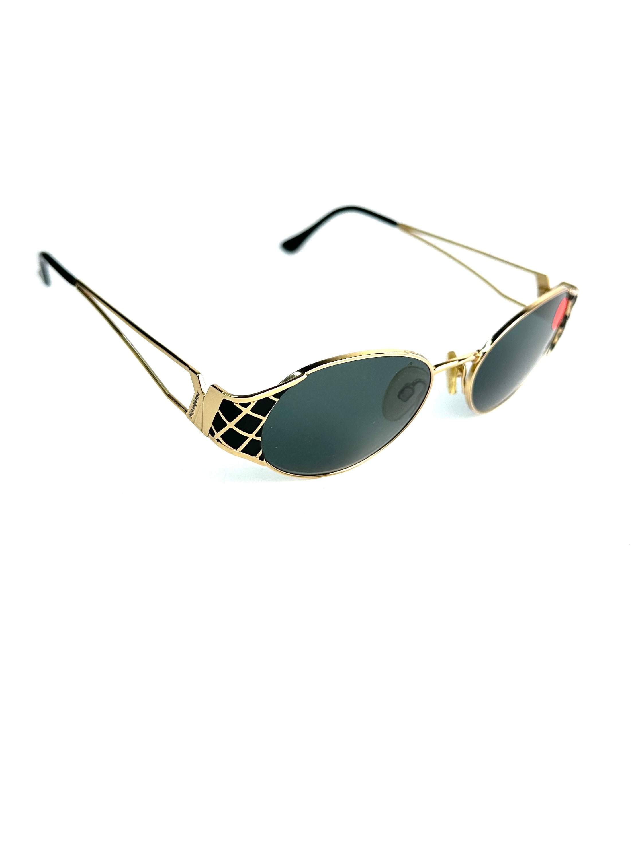 Occhiali da sole SAINT LAURENT 6040 nero+gold