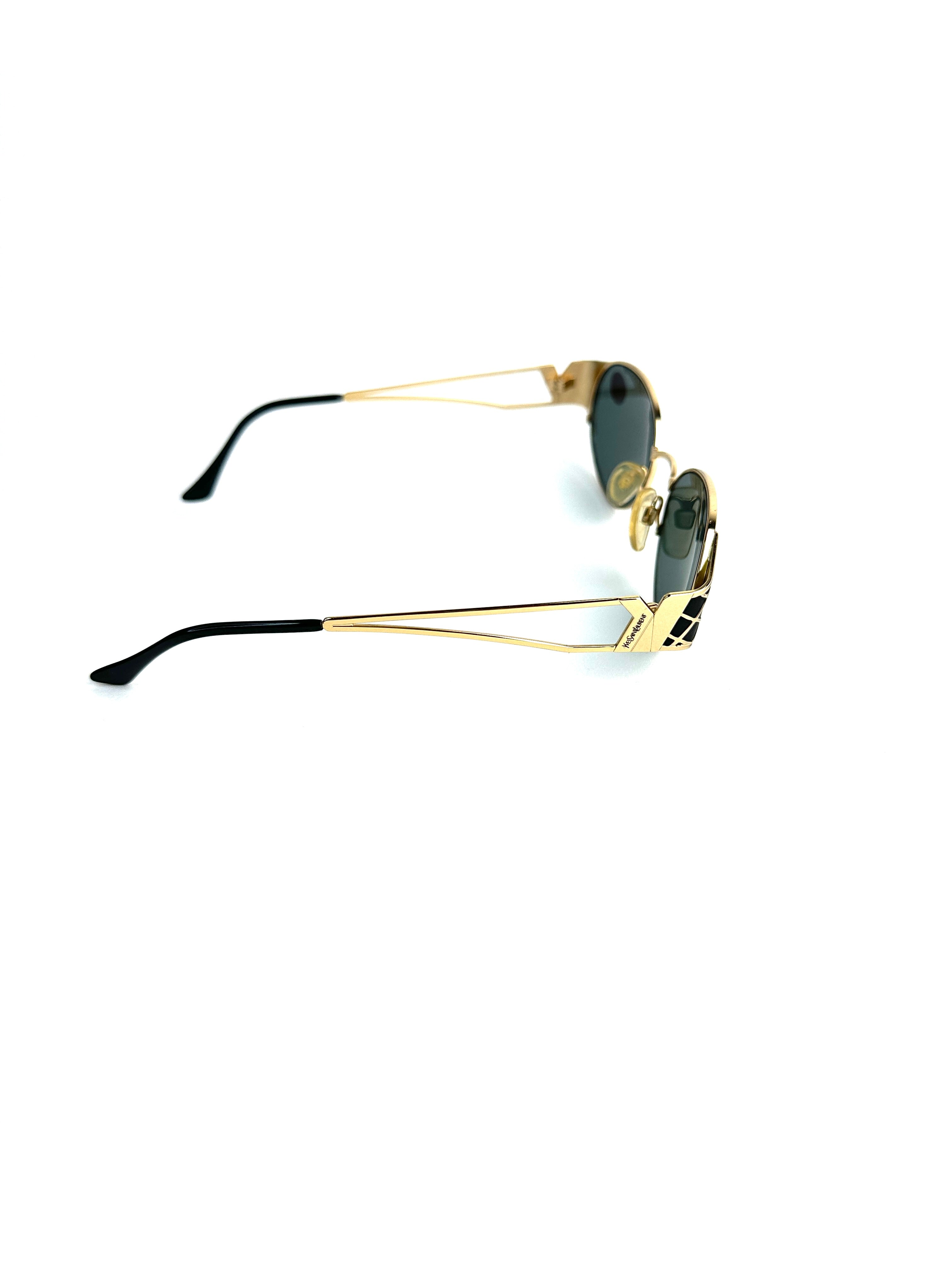Occhiali da sole SAINT LAURENT 6040 nero+gold