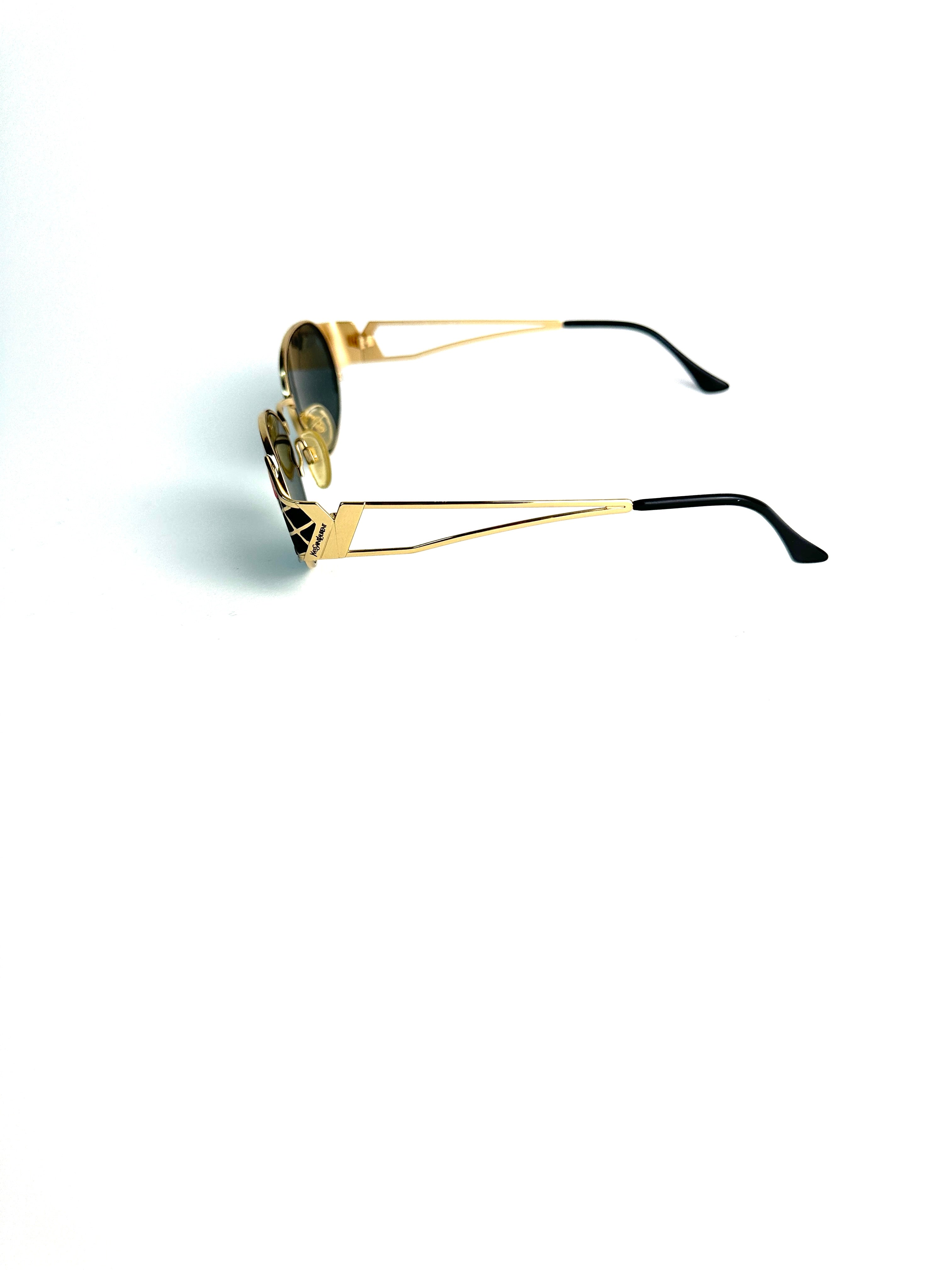 SAINT LAURENT 6040 black+gold